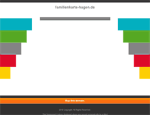 Tablet Screenshot of familienkarte-hagen.de